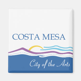 Íman Bandeira da cidade de Costa Mesa