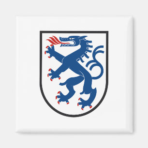 Íman bandeira da cidade de Ingolstadt alemanha símbolo 