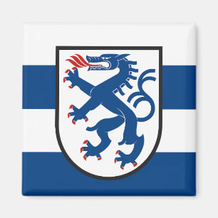 Íman bandeira da cidade de Ingolstadt alemanha símbolo 