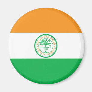 Íman Bandeira da cidade de Miami (Flórida)