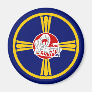 Íman Bandeira da Cidade de Omaha (Nebraska)