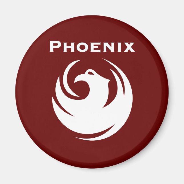 Íman bandeira da cidade de Phoenix (Frente)