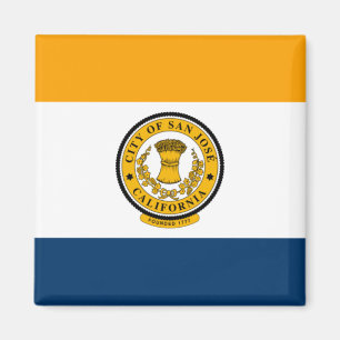 Íman Bandeira da cidade de San José (Califórnia)