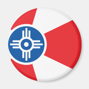 Íman Bandeira da cidade de Wichita