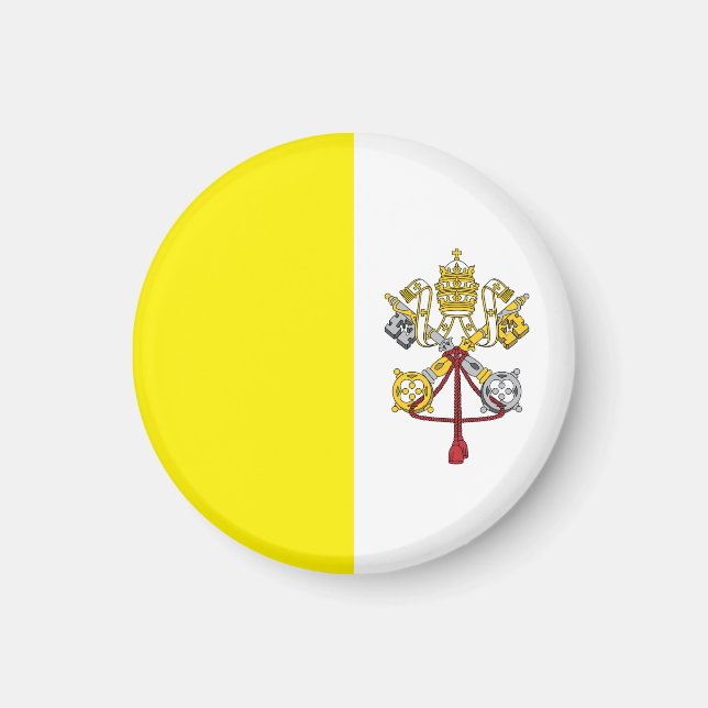 Íman Bandeira da Cidade do Vaticano (Frente)