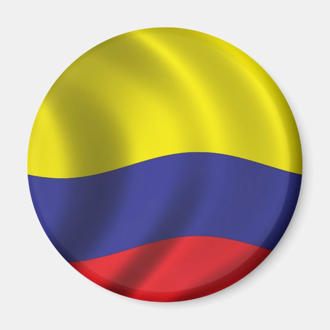 Íman Bandeira da Colômbia (Frente)