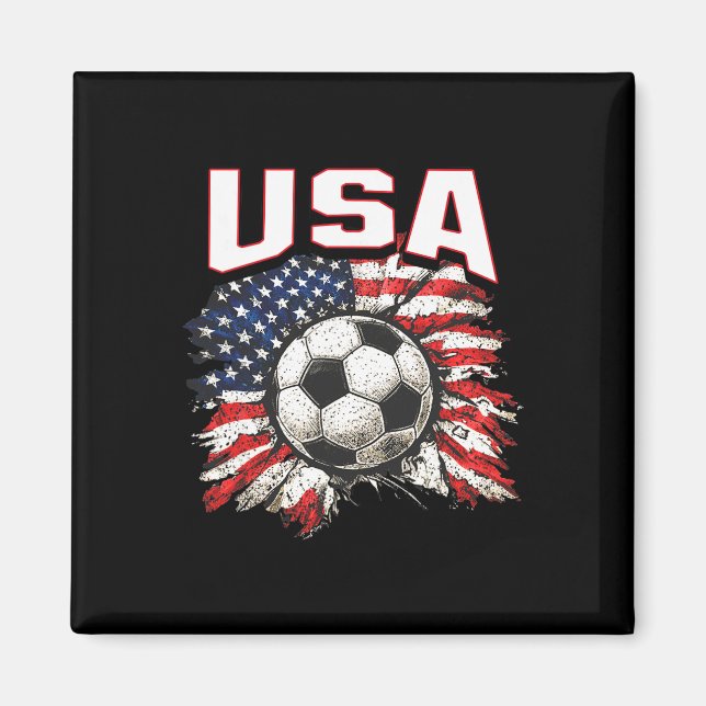Íman Bandeira da Copa de 2026 Futebol Orgulho Diversão  (Frente)