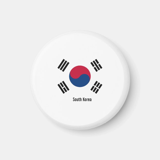 Íman Bandeira da Coreia do Sul (Frente)