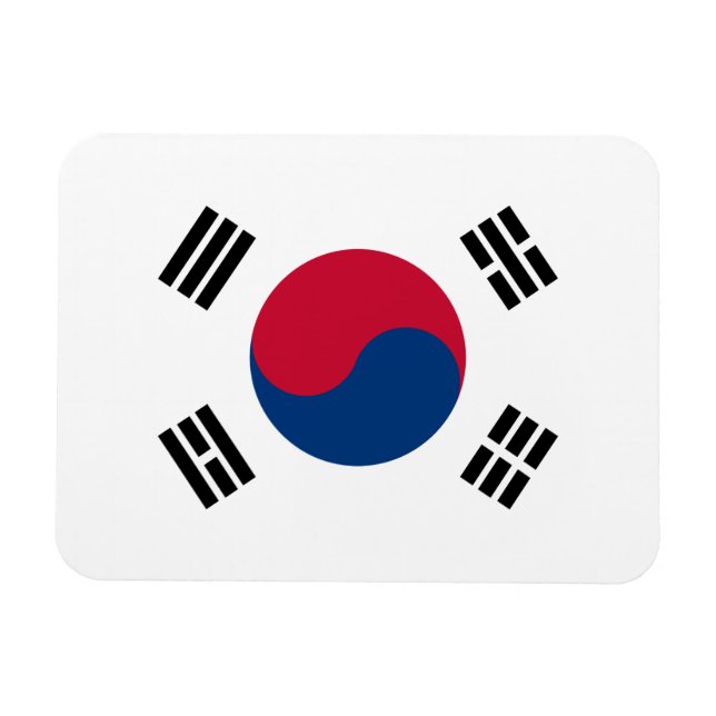 Íman Bandeira da Coreia do Sul (Horizontal)