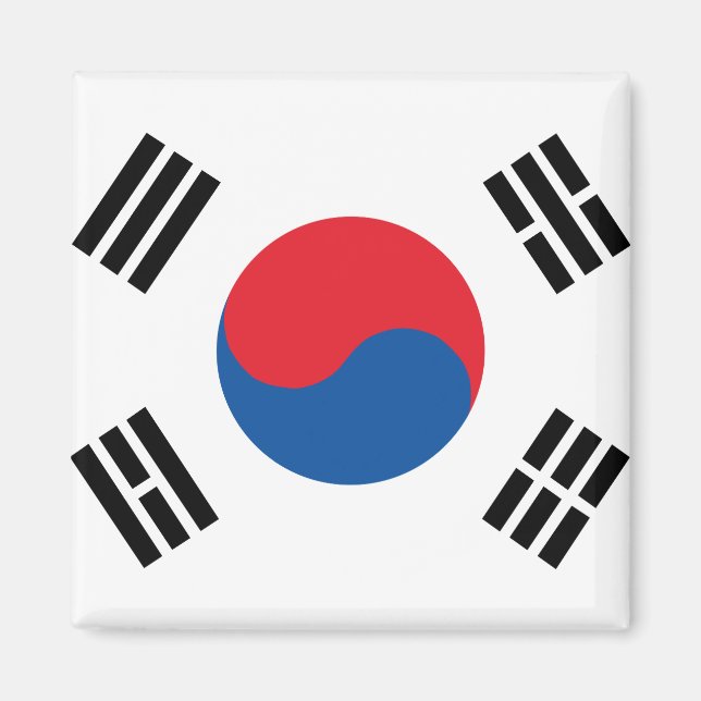 Íman Bandeira da Coreia do Sul (Frente)