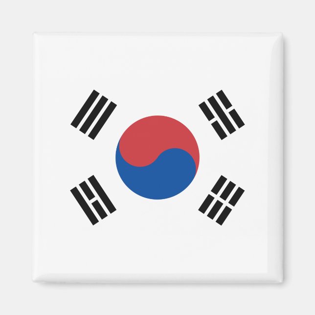 Íman Bandeira da Coreia do Sul (Frente)
