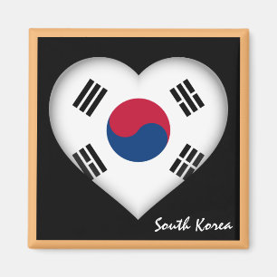 Íman Bandeira da Coreia do Sul e feriado coreano do Cor