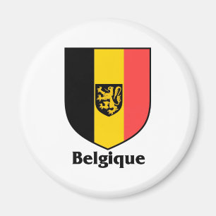Íman Bandeira da crista/Bélgica de Belgique