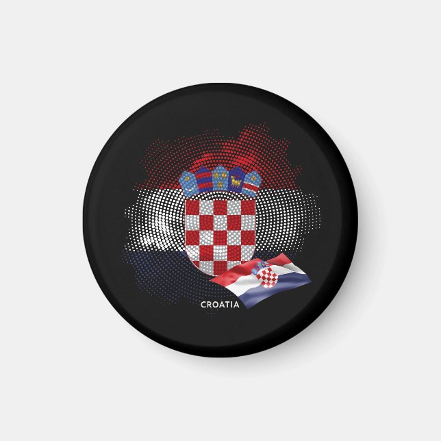 Íman Bandeira da Croácia (Frente)