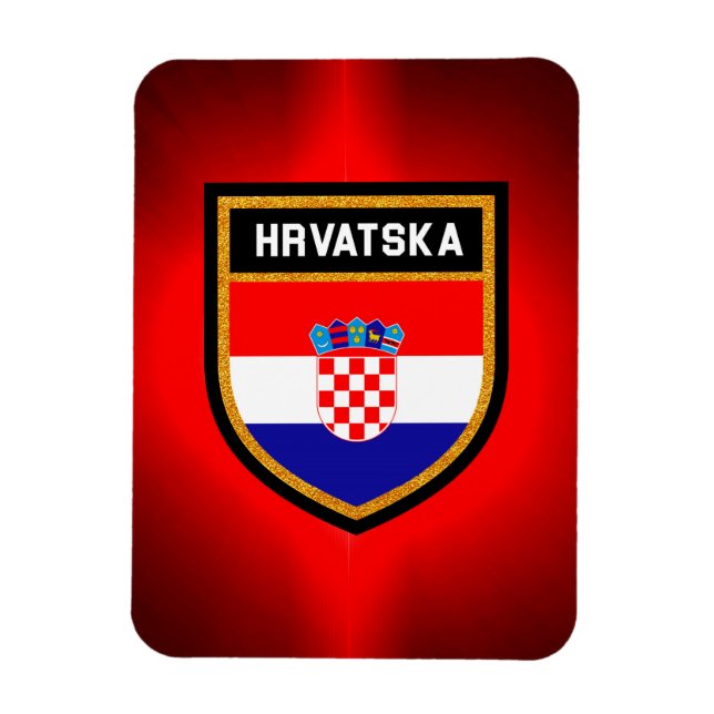 Íman Bandeira da Croácia (Vertical)