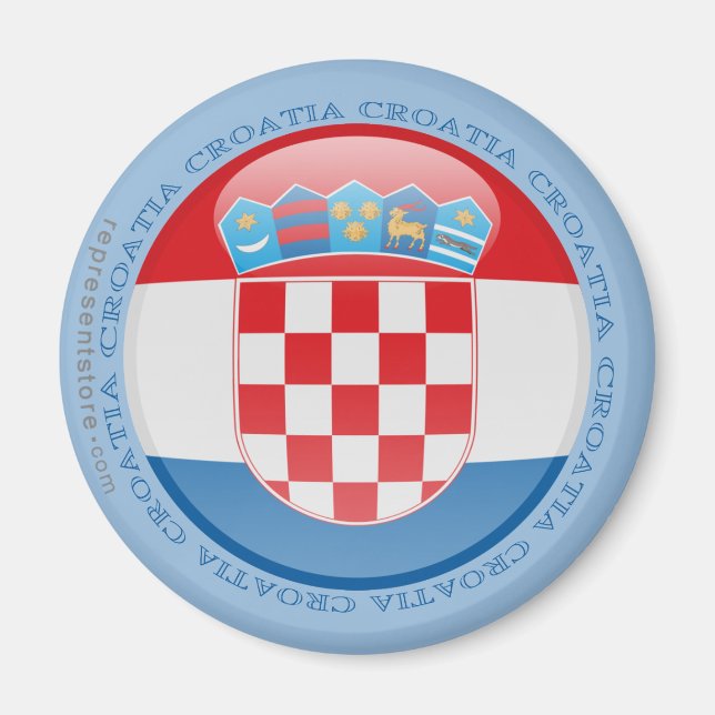 Íman Bandeira da Croácia (Frente)