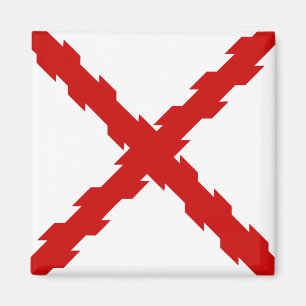 Íman Bandeira da Cruz de Borgonha