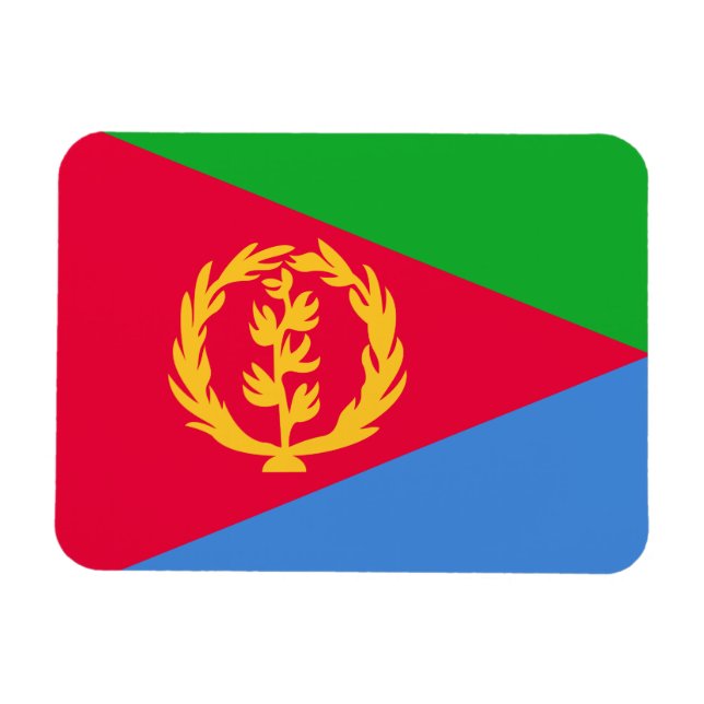 Íman Bandeira da Eritreia (Horizontal)
