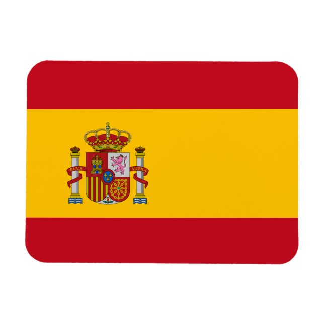 Íman bandeira da Espanha (Horizontal)