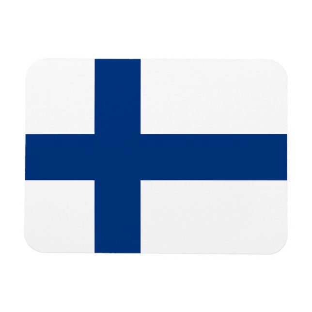 Íman Bandeira da Finlândia - Siniristilippu (Horizontal)