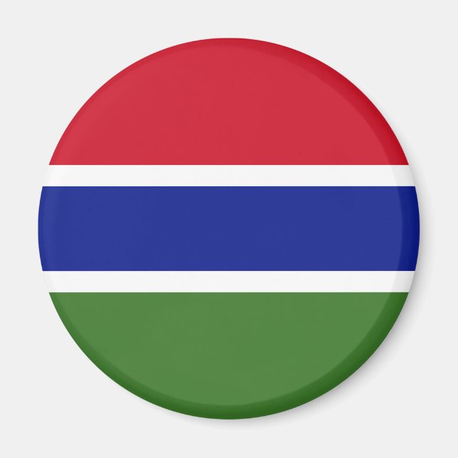 Íman Bandeira da Gâmbia (Frente)