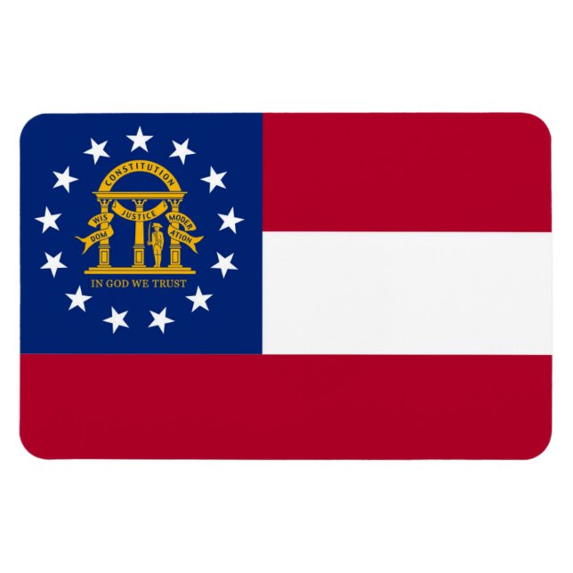 Íman Bandeira da Geórgia (Horizontal)