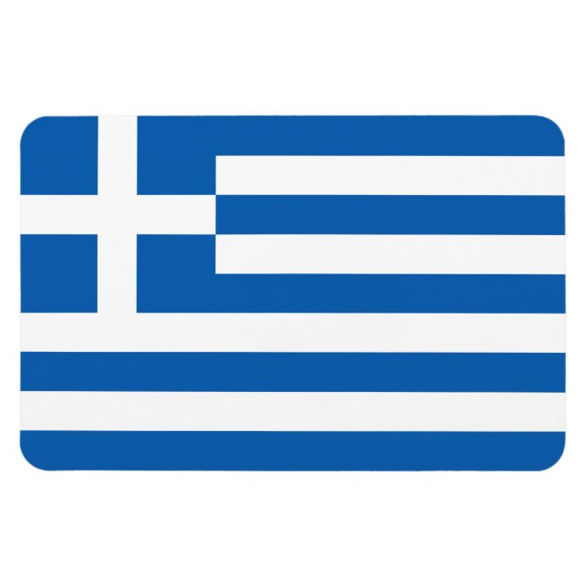Íman Bandeira da Grécia (Horizontal)