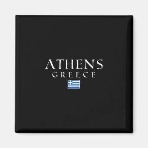 Íman Bandeira da Grécia Atenas Férias Souvenir de Atena