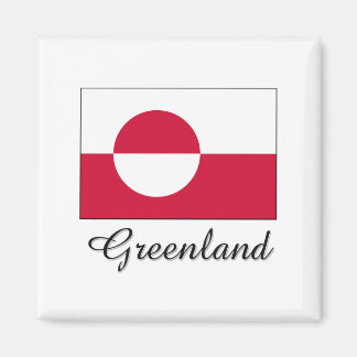 Íman Bandeira da Gronelândia Design