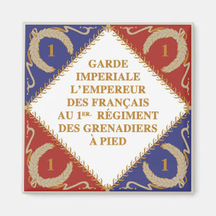 Íman bandeira da guarda imperial