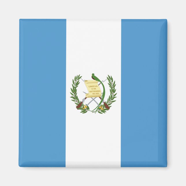 Íman Bandeira da Guatemala - América Central (Frente)