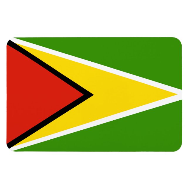 Íman bandeira da Guiana (Horizontal)