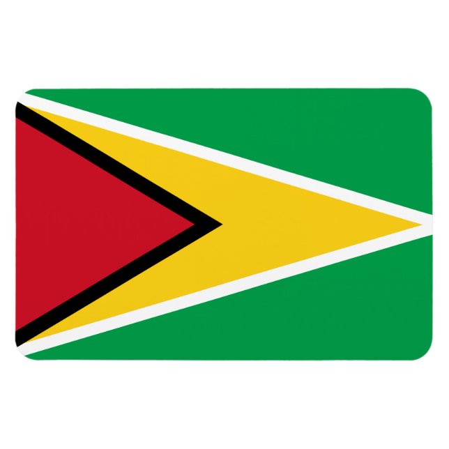 Íman bandeira da Guiana (Horizontal)