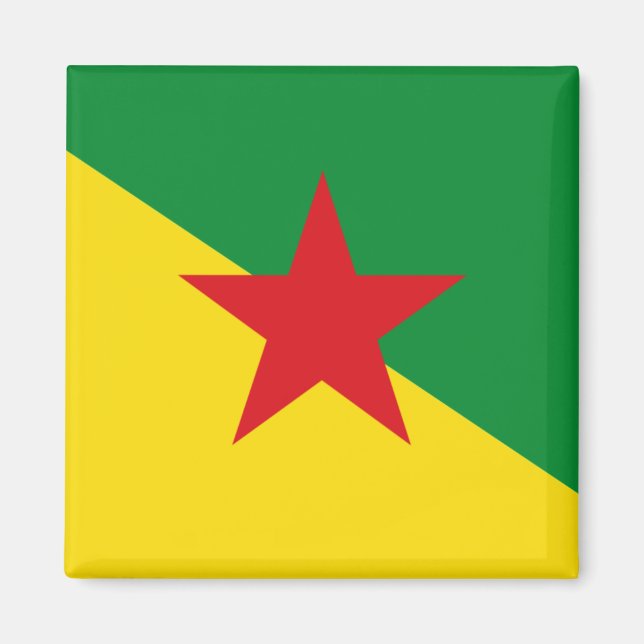Íman Bandeira da Guiana Francesa (Frente)