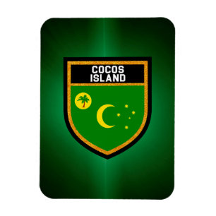 Íman Bandeira da ilha Cocos