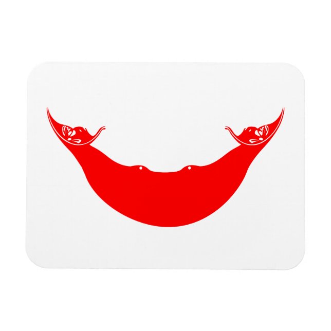 Íman Bandeira da Ilha de Páscoa (Horizontal)