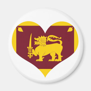 Íman Bandeira da ilha de Sri Lanka