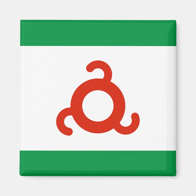 Íman Bandeira da Ingushetia (Frente)