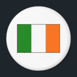 Íman Bandeira da Irlanda<br><div class="desc">A imagem mostra a Irish Flag ou Flag da Irlanda,  o tricolor verde,  branco e laranja.</div>