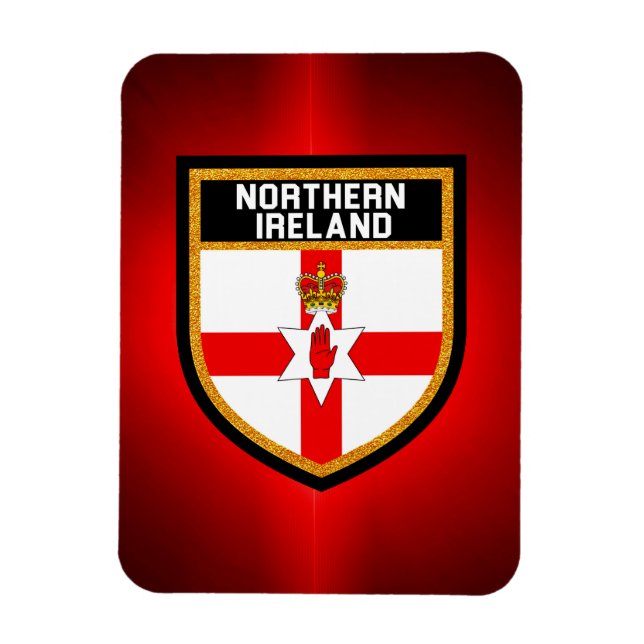 Íman Bandeira da Irlanda do norte (Vertical)