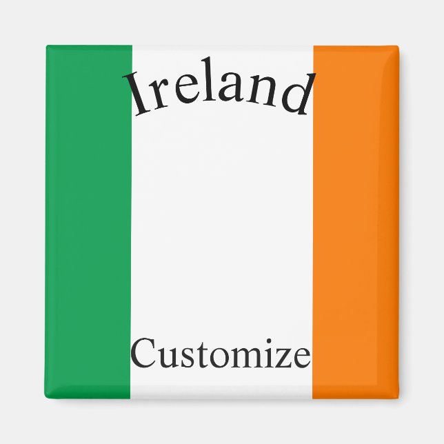 Íman Bandeira da Irlanda Thunder_Cove (Frente)