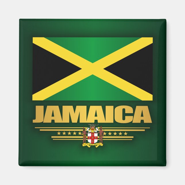 Íman bandeira da Jamaica (Frente)