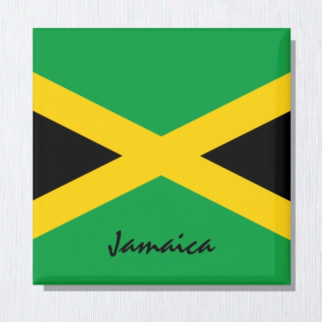 Íman Bandeira da Jamaica e fãs esportivos dos Estados U (Criador carregado)