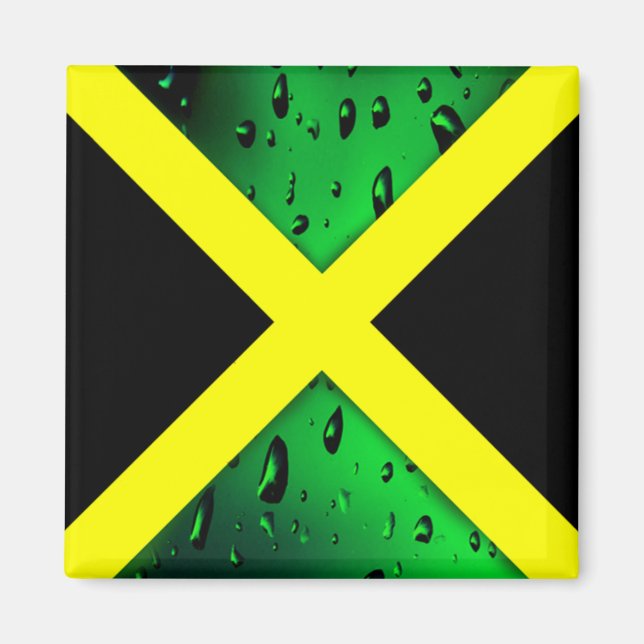Íman Bandeira da Jamaica Magnet (Frente)