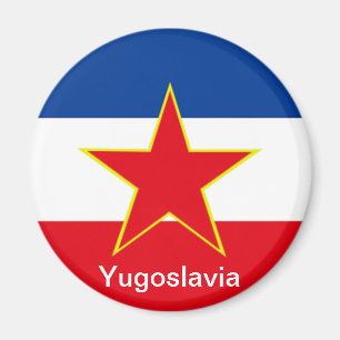 Íman Bandeira da Jugoslávia