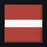 Íman Bandeira da Letónia<br><div class="desc">Descubra a geladeira com algum orgulho letão!</div>