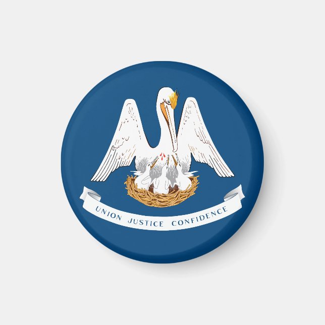 Íman Bandeira da Louisiana (Frente)