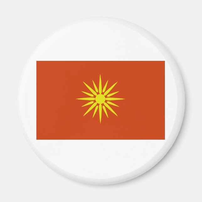 Íman Bandeira da Macedônia (Frente)