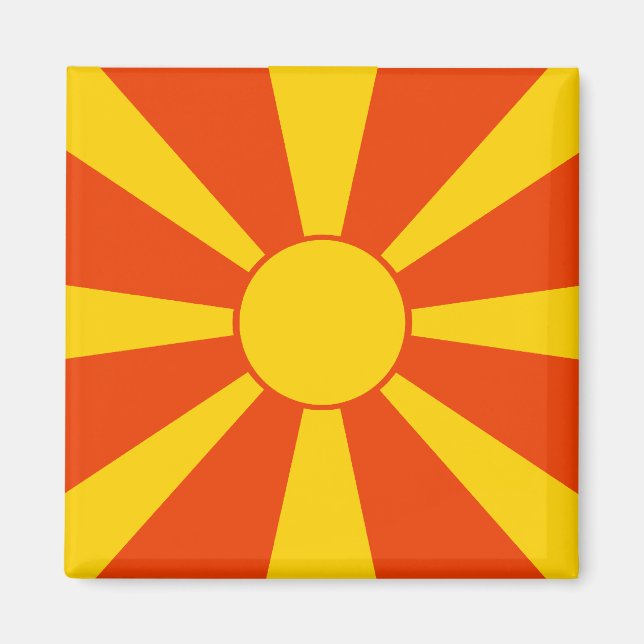 Íman Bandeira da Macedônia (Frente)