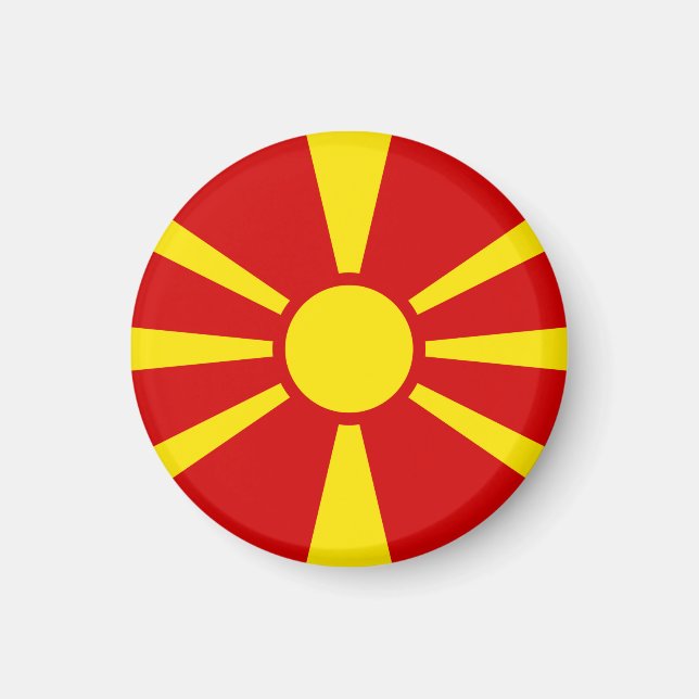 Íman Bandeira da Macedônia do Norte (Frente)